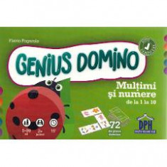 Genius Domino. Multimi si numere de la 1 la 10 - Flavio Fogarolo