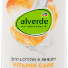 Alverde Naturkosmetik Loțiune de corp 2in1 & Serum Vitamin Care, 250 ml