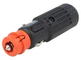 Mufă brichetă auto Tens.alim 12V/24VDC 16A/15A