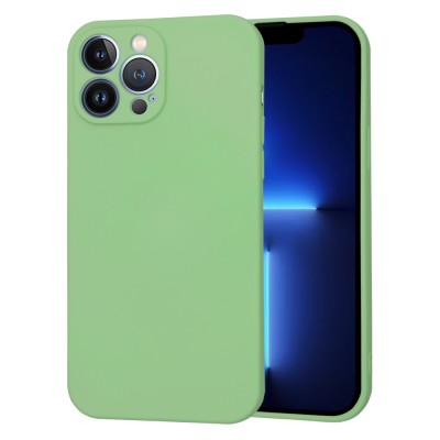 Husa silicon iPhone 13 Pro Max Techsuit SoftFlex, verde deschis foto
