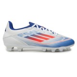 Ghete fotbal barbati Adidas F50 Club FXG alb