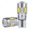 set 2 Leduri T10 w5w lupa, canbus 12v, alb 6000k