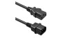 Cablu de alimentare Qoltec IEC C13 | C14 | 3x0.75mm&sup2; | Cupru pur Cu | 2m