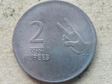 INDIA-2 RUPEES 2010, Asia, Fier