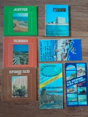 Eforie Aurora Jupiter Litoralul romanesc 3 pliante marea neagra anii 80 foto