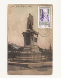 CA10 - Carte Postala - Statuia Miron Costin, Iasi, circulata