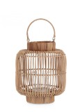 Cumpara ieftin Set 2 felinare rattan maro Kadim 27x30 cm