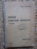 Paul Maillefer, Abrege d&#039;Histoire Generale, 4me edition, Payot, Paris 1927