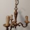 Candelabru Antic 3 Brațe Din Bronz