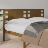 VidaXL Tăblie de pat, maro miere, 166x4x100 cm, lemn masiv de pin