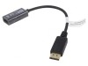 Adaptor DisplayPort la HDMI, 0.2m, Negru