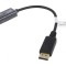Adaptor DisplayPort la HDMI, 0.2m, Negru