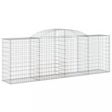 Cumpara ieftin Cos gabion arcuit, 300x50x100/120 cm, fier galvanizat