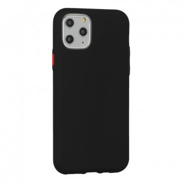 HUSA CAPAC SILICON MATT SOLID MOTOROLA G8 POWER LITE NEGRU