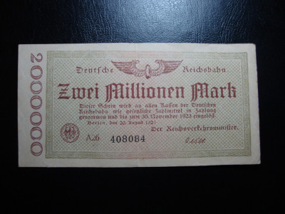 GERMANIA 2.000.000 MARKS 1923 XF foto