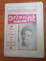 ziarul orizont-magazin iulie 1983-articole despre amza pelea si marilyn monroe foto