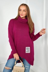 Pulover dama cu guler - marime unica