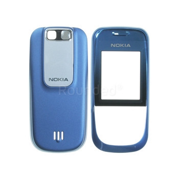 Nokia 2680 Slide față și capac pentru baterie Albastru noapte foto