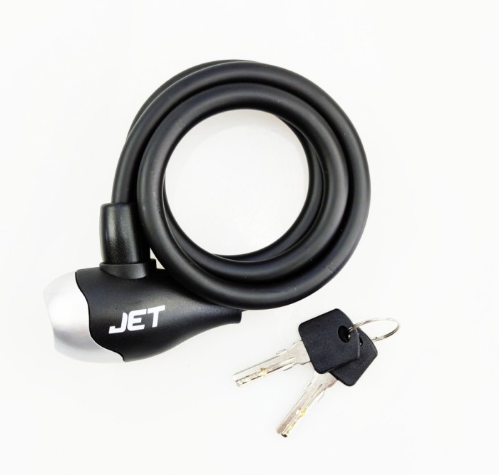 Antifurt cu cheie Jet LOCK, 10x1000mm, culoare negru mat Cod:Z032