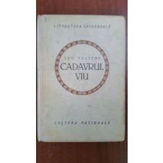 Cadavrul viu- Leo Tolstoi