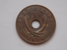 10 CENTS 1936 EAST AFRICA-EDWARD VIII foto