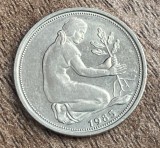 C50 - Moneda foarte veche - Germania - 50 pfennig - 1985 litera G
