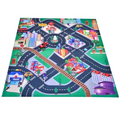 Set masinuta de curse si Covor pentru joaca, 80x70 cm, ATU-080400 foto