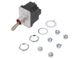 Comutator Basculant DPDT 6A/230VAC 18A/28VDC