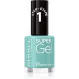 Rimmel Super Gel gel de unghii fara utilizarea UV sau lampa LED culoare 093 Peppermint Promise 12 ml