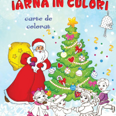 Iarna In Culori - Carte De Colorat, - Editura DPH