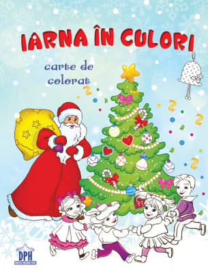 Iarna In Culori - Carte De Colorat, - Editura DPH foto