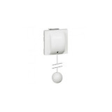 2-way pull-cord switch Mosaic - 10 AX 230 V~ - up to 2300 W- 2 module -alb