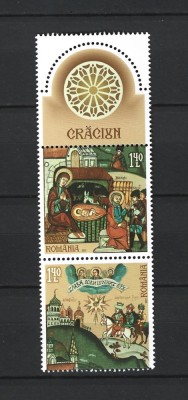 ROMANIA 2022 - CRACIUN 2022, VINIETA 2, MNH - LP 2395 foto
