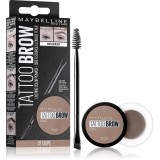 MAYBELLINE NEW YORK Tattoo Brow pomadă din gel pentru spr&acirc;ncene culoare 01 Taupe 3.5 ml