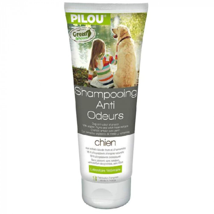 Sampon Pilou pentru Caini, Organic Anti-Miros, 200 ml