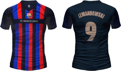 Tricou personalizat de fotbal Robert Lewandowski de la ER. Numărul tricoului Bla foto