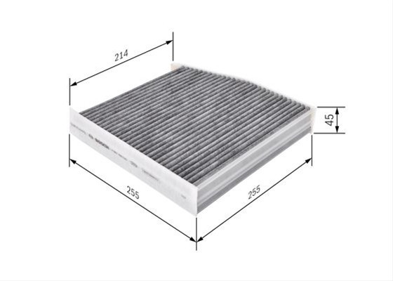 Filtru polen cu carbon aciv BOSCH BS1987435505