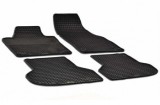 Covorase Auto Cauciuc Umbrella Audi A3 (2003-2012) Gri Carbon, Anti-Alunecare, Bordura Inalta - Set Complet Fata+Spate