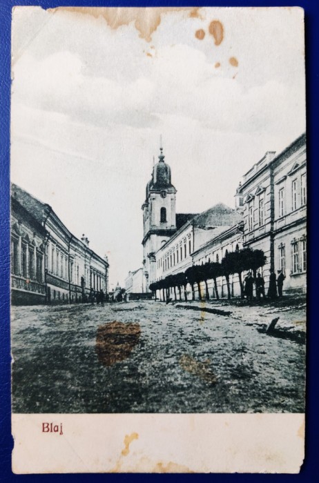 Blaj - 1928 - Editura Seminarului Blaj - printata, circulata la Vad, 2 timbre intacte, stampila partial lizibila