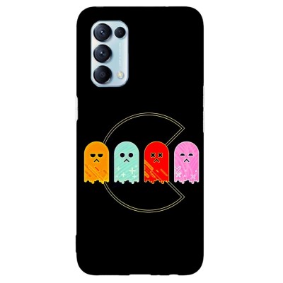 Husa compatibila cu Oppo A31 model Pacman, Silicon, TPU, Viceversa foto
