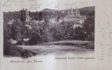 Salutare din Jud. Neamtz. Manastirea Varatic Vedere generala (circulata 1905)