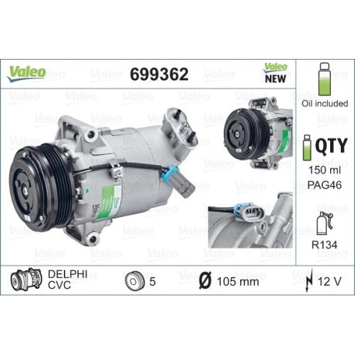 Compresor climatizare Valeo 699362