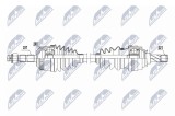 Planetara Opel Corsa B 1994-, Combo B 1994-, Tigra 1994-; partea stanga, cutie viteze manuala; 374317; NTY, aftermarket