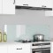 vidaXL Spate de bucătărie 2 pcs Alb 70 x 40 cm sticlă securizată 3415518