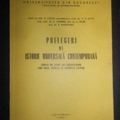 Gh. N. Cazan - Prelegeri de istorie universala contemporana (1981)