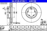 ATE 24.0128-0156.1 Disc frana