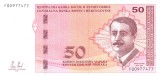 BOSNIA HERTEGOVINA █ bancnota █ 50 Konvertibilnih Marka █ 2012 █ P-85 SRB █ UNC