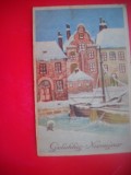 HOPCT 12996 FELICITARE AN NOU 1940 BELGIA - CP PICTURA --CIRCULATA