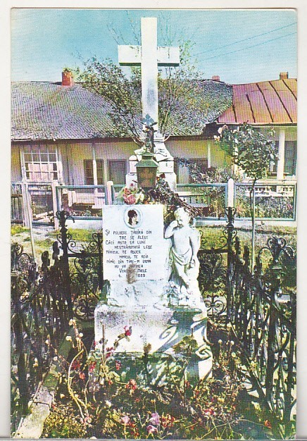 bnk cp Manastirea Varatic - Mormantul Veronicai Micle - uzata