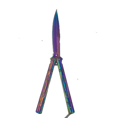 Cutit fluture, Butterfly, Balisong 21.50 cm, fade clasic foto